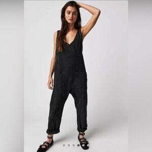 Free People High Roller Jumpsuit large worn once